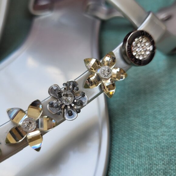 Guess Silver Jelly Floral Sandals - Picture 4 of 5